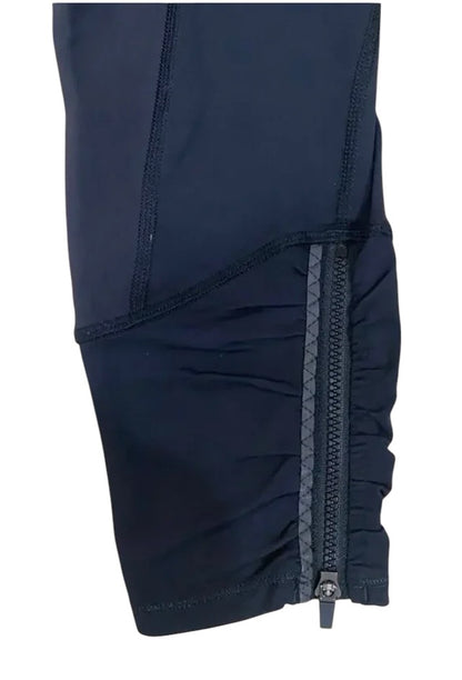 Lululemon Wunder Under Ruching 7/8 25" Inseam Black Sz 8