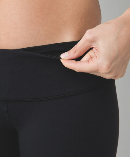 Lululemon Wunder Under Pant 28" Inseam Black Sz 8