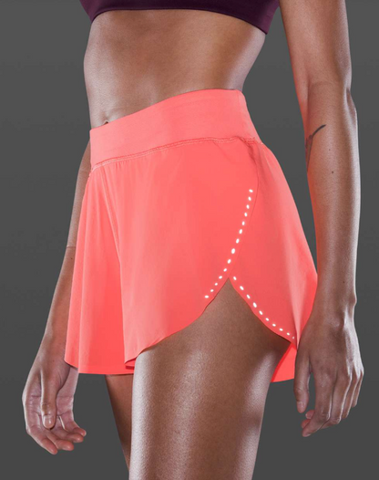 Lululemon Find Your Pace Short 3" Inseam Lined Sunset Sz 10