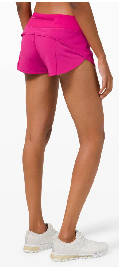 Lululemon Speed Up Short 2.5" Inseam Ripened Raspberry Sz 10 Brand New