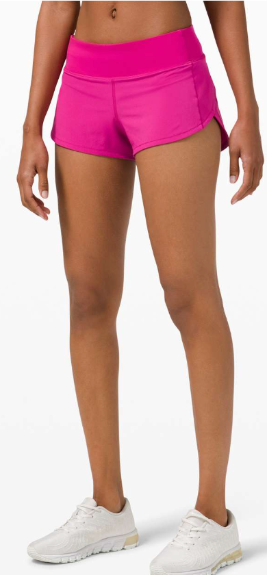 Lululemon Speed Up Short 2.5" Inseam Ripened Raspberry Sz 10 Brand New