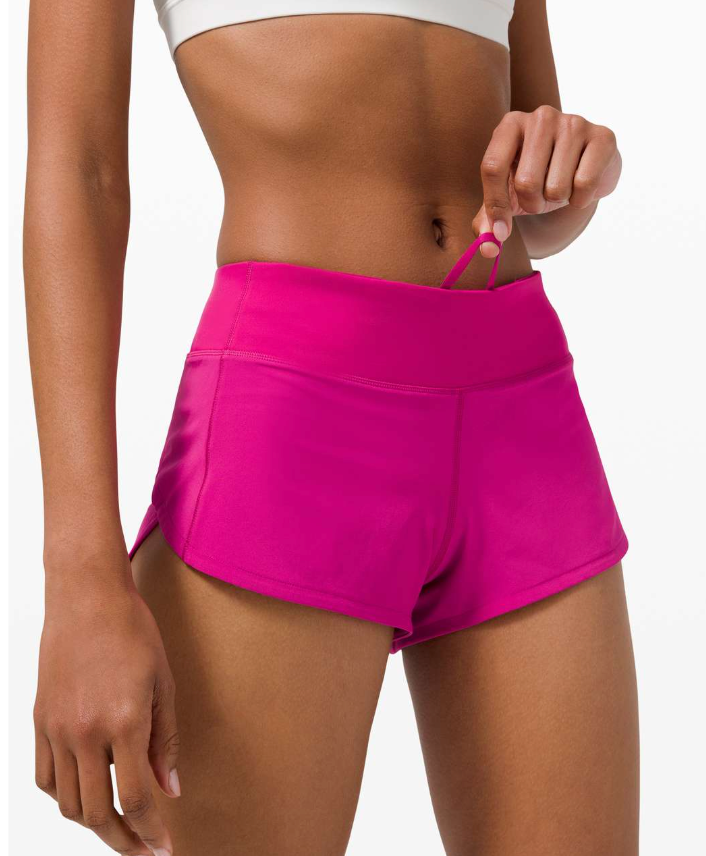 Lululemon Speed Up Short 2.5" Inseam Ripened Raspberry Sz 10 Brand New