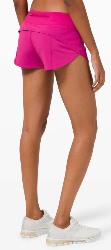 Lululemon Speed Up Short 2.5" Inseam Ripened Raspberry Sz 10 Brand New