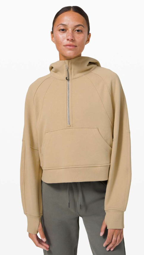 Lululemon Scuba Oversized 1/2 Zip Hoodie Trench Size M/L Brand New