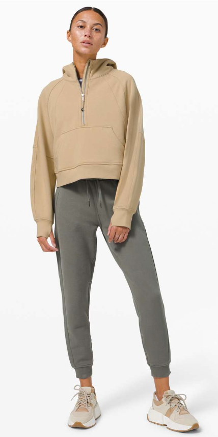 Lululemon Scuba Oversized 1/2 Zip Hoodie Trench Size M/L Brand New