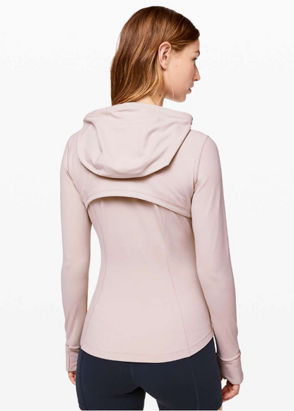 Lululemon Hooded Define Jacket Nulu Pink Bliss Sz 8