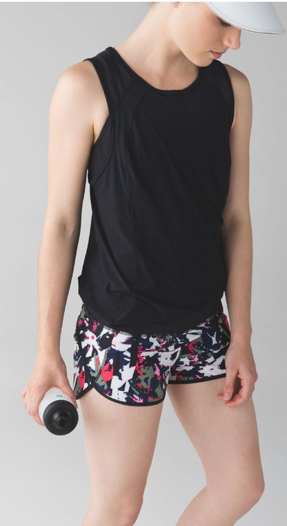 Lululemon Speed Short 2.5" Inseam Pop Cut Boom Juice Multi/Black Sz 10
