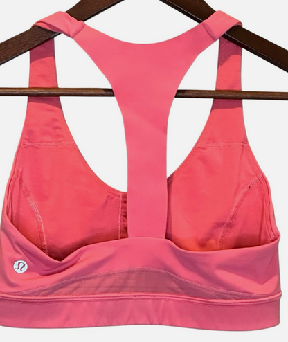 Lululemon Break Free Bra Nulux Flash Light Tone SZ 10
