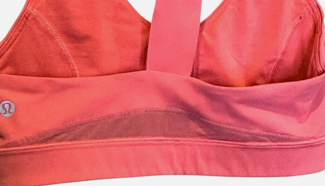 Lululemon Break Free Bra Nulux Flash Light Tone SZ 10