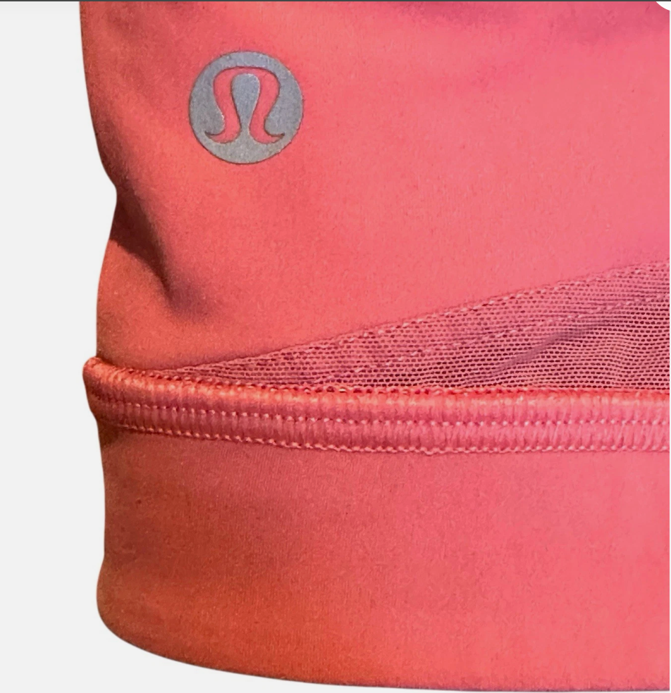 Lululemon Break Free Bra Nulux Flash Light Tone SZ 10