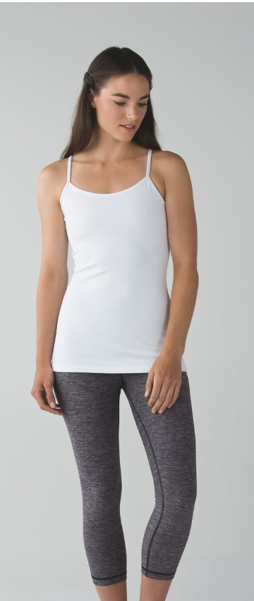 Lululemon Power Y Tank White Sz 10