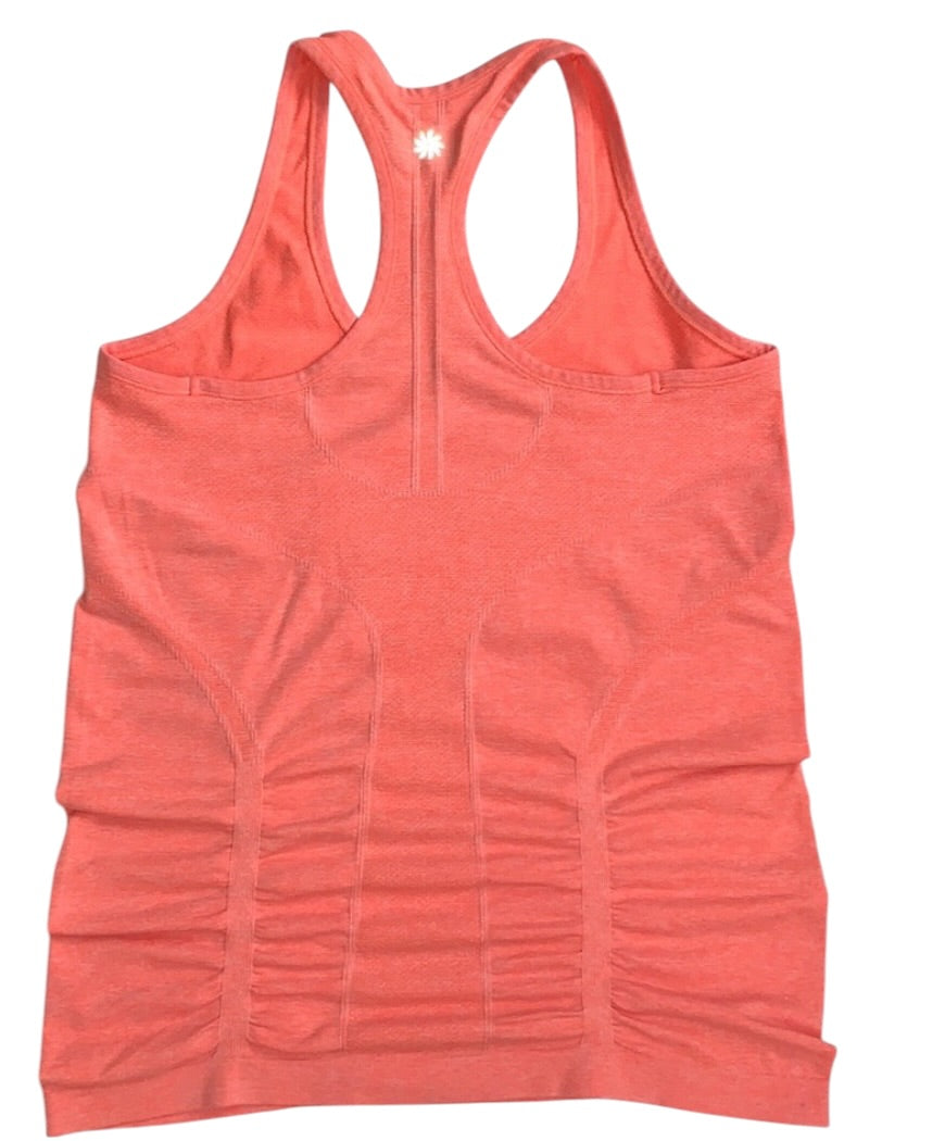 Z Athleta Fastest Track Racerback Tank Top Neon Orange Med