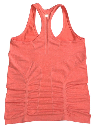 Z Athleta Fastest Track Racerback Tank Top Neon Orange Med