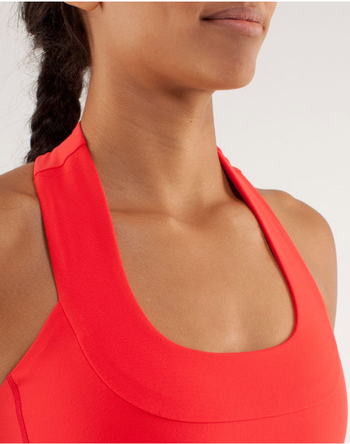 Lululemon Scoop Neck Tank Love Red Sz 10