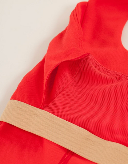 Lululemon Scoop Neck Tank Love Red Sz 10