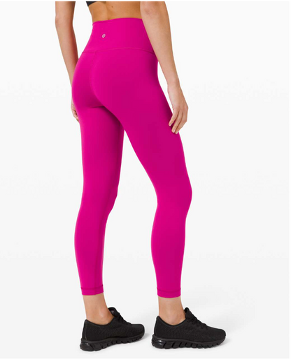 Lululemon Wunder Train HR Tight 25” Inseam Ripened Raspberry Sz 6 Brand New