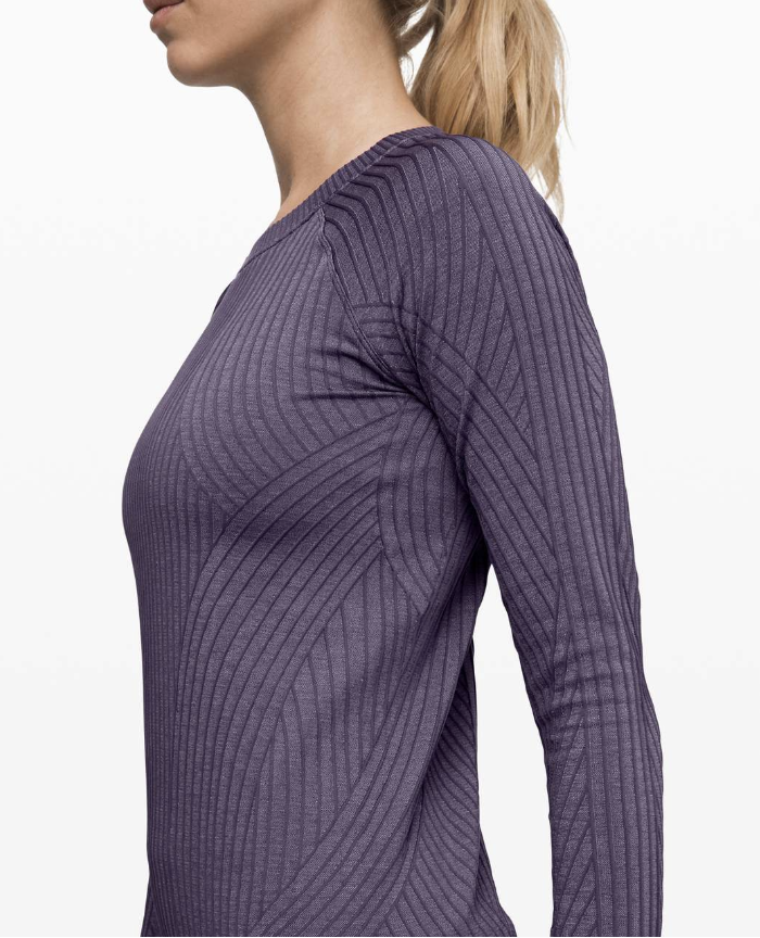 Lululemon Rest Less Pullover Moonwalk/White Sz 6 Brand New