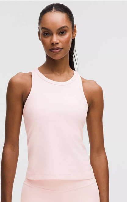 Lululemon Align Waist-Length Racerback Tank Top Pink Pearl Sz 10 Brand New