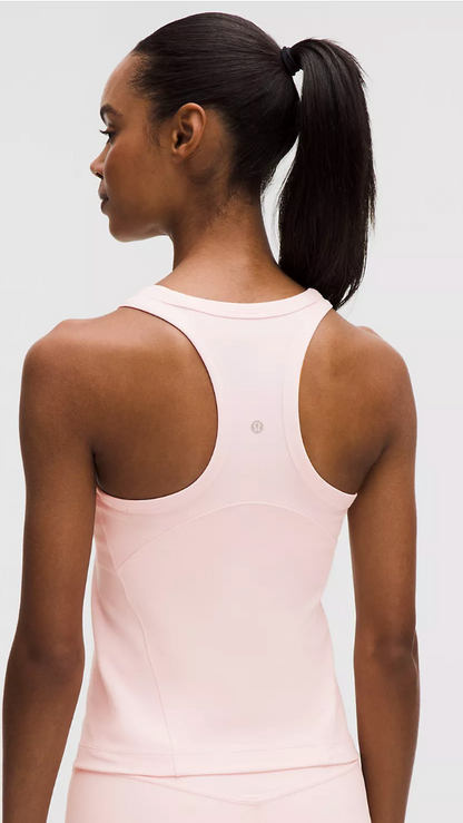 Lululemon Align Waist-Length Racerback Tank Top Pink Pearl Sz 10 Brand New