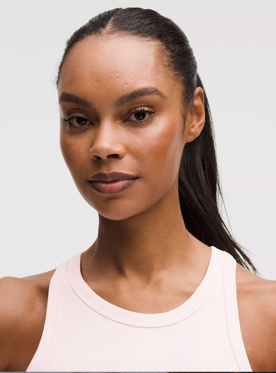 Lululemon Align Waist-Length Racerback Tank Top Pink Pearl Sz 10 Brand New
