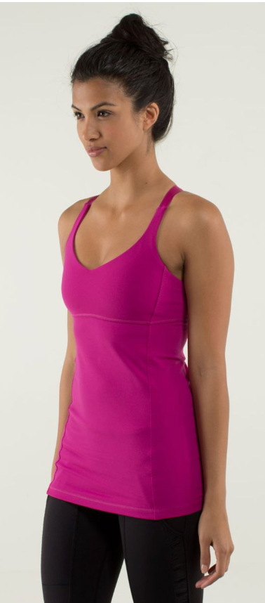 Lululemon Practice Daily Tank Raspberry Sz 10