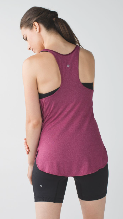 Lululemon What The Sport Singlet Dashing Purple Sz 10 Brand New
