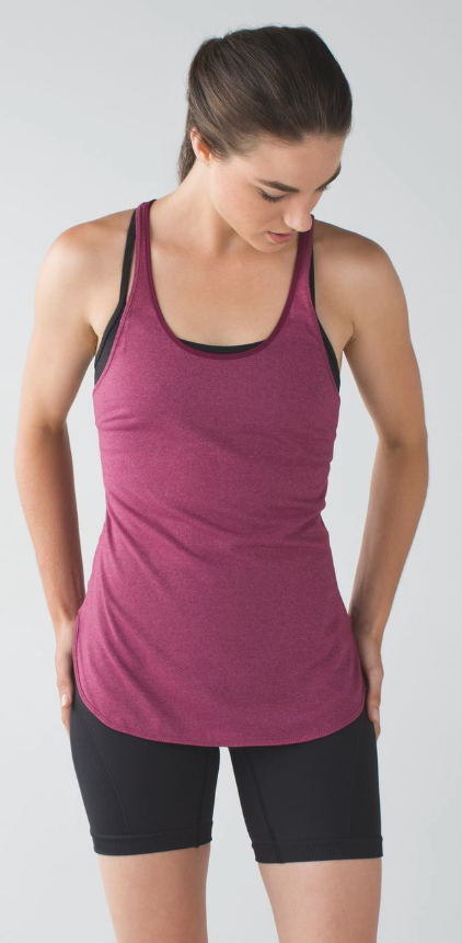 Lululemon What The Sport Singlet Dashing Purple Sz 10 Brand New