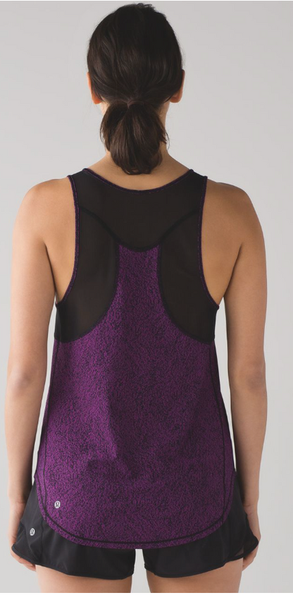 Lululemon Sculpt Tank II Circuit Aurora Black/Black Sz 10 Brand New