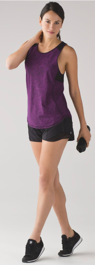 Lululemon Sculpt Tank II Circuit Aurora Black/Black Sz 10 Brand New
