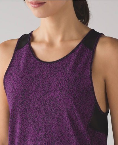 Lululemon Sculpt Tank II Circuit Aurora Black/Black Sz 10 Brand New