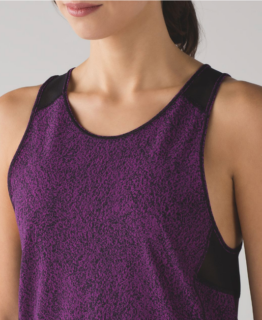 Lululemon Sculpt Tank II Circuit Aurora Black/Black Sz 10 Brand New