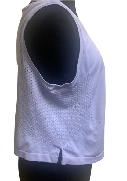 Ebb & Flow Crop Top Workout Top Lavender Sz Large Brand New