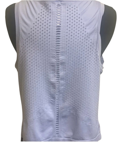 Ebb & Flow Crop Top Workout Top Lavender Sz Large Brand New