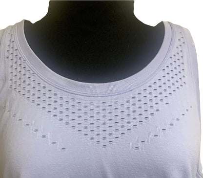 Ebb & Flow Crop Top Workout Top Lavender Sz Large Brand New