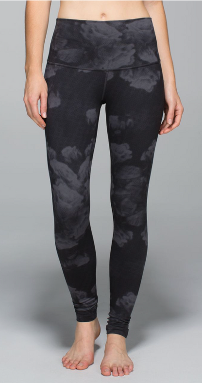 Lululemon Wunder Under Pant *Full-On Luon Dream Rose Deep Coal Light Sz 6