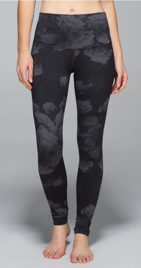 Lululemon Wunder Under Pant *Full-On Luon Dream Rose Deep Coal Light Sz 6