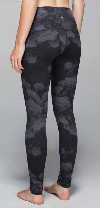 Lululemon Wunder Under Pant *Full-On Luon Dream Rose Deep Coal Light Sz 6