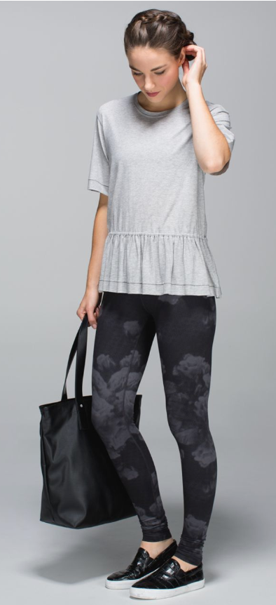 Lululemon Wunder Under Pant *Full-On Luon Dream Rose Deep Coal Light Sz 6