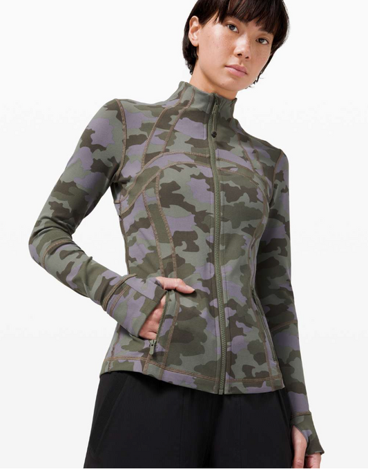 Lululemon Define Jacket Heritage 365 Camo Dusky Lavender Multi Sz 10