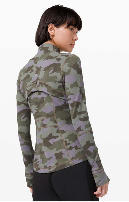 Lululemon Define Jacket Heritage 365 Camo Dusky Lavender Multi Sz 10