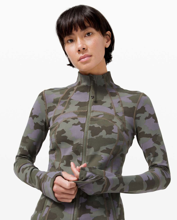 Lululemon Define Jacket Heritage 365 Camo Dusky Lavender Multi Sz 10