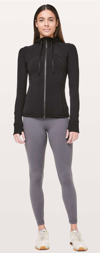 Lululemon Hooded Define Jacket Nulu Black Sz 10