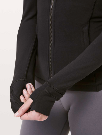 Lululemon Hooded Define Jacket Nulu Black Sz 10