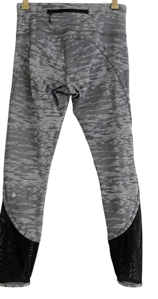 Lululemon Beat The Heat Tight 7/8 25" Inseam Splacid Jacquard Sz 4 RARE