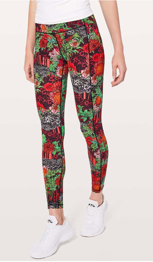 Lululemon Speed Up Tight Full-On Luxtreme 28" Inseam Zen Garden Multi Sz 6 Brand New