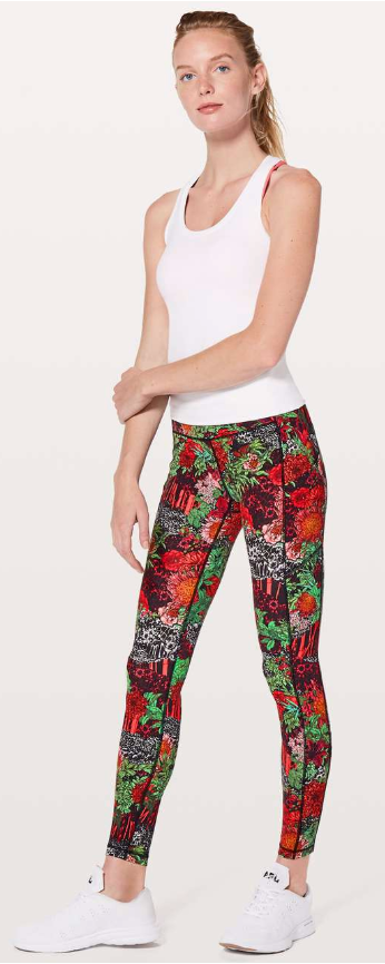 Lululemon Speed Up Tight Full-On Luxtreme 28" Inseam Zen Garden Multi Sz 6 Brand New