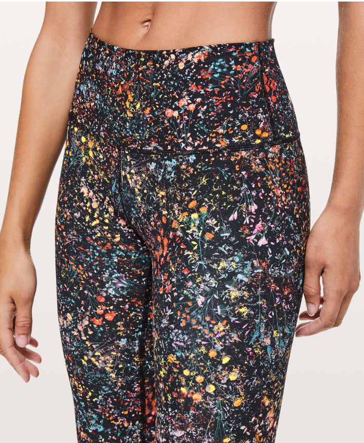 Lululemon Wunder Under Hi-Rise Tight 28" Inseam Flowerescent Multi Sz 6 Brand New
