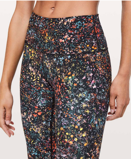Lululemon Wunder Under Hi-Rise Tight 28" Inseam Flowerescent Multi Sz 6 Brand New