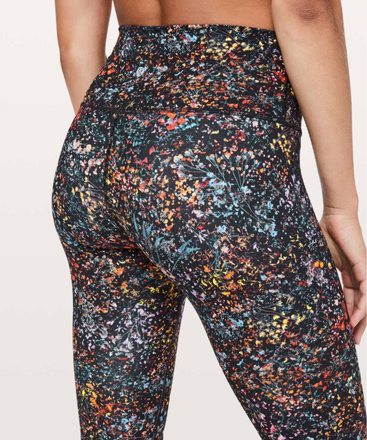 Lululemon Wunder Under Hi-Rise Tight 28" Inseam Flowerescent Multi Sz 6 Brand New