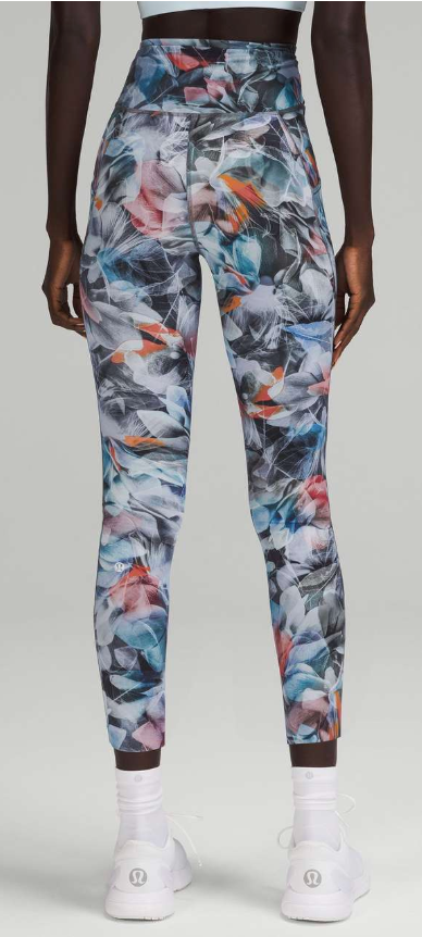 Lululemon Fast and Free High-Rise Tight 25” Inseam Pockets Updated Luminescent Floral Multi Sz 6 Brand New